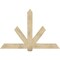 Ekena Millwork Kennewick Rough Sawn Timber Gable Bracket, Douglas Fir, 72"W x 48"H x 4"D x 6"F, 16/12 Pitch GBW072X48X0406KEN00RDF - alternate 1